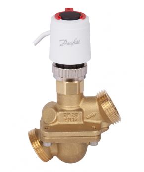 Danfoss 082F1260 - Термоэлектрический привод TWA-Z для комбинированных балансировочных клапанов AB-QM Ду=10-32мм, переменный ток, мощность = 2 ВольтАмпер