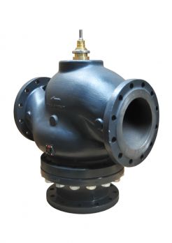 Danfoss 065B4300 - VF3 клапан трехходовой регулирующий Ду 300 мм, Kvs 1250 м3/ч, Ру 16 бар, максимальная рабочая температура 130 С