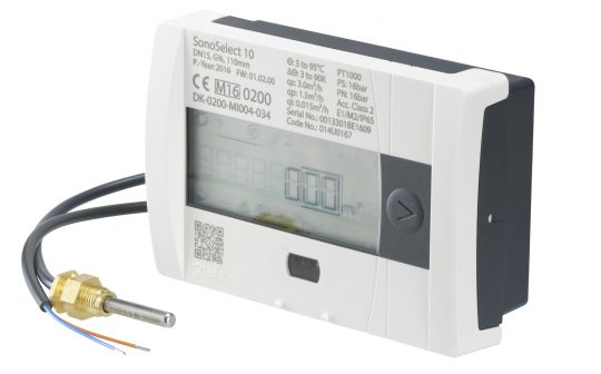 Danfoss 014U1444P - SonoSelect10/холодосчетчик/ номинальный расход 1,5/обратный трубопровод /Dn=15/резьбовое присоединение/M-bus + лист поверки