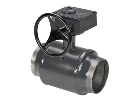 Danfoss 065N0161G - JIP Premium WW Кран шаровой под приварку Ду250 Ру25 Тмакс=180С c редуктором