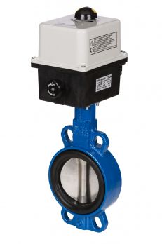 Danfoss 082G7404 - VFY-WA затвор дисковый DN125 PN16 корп. GG25 с центр. проуш.; Диск- AISI 316; упл. EPDM; с приводом 230В перем. ток, 45 Вт, 23 сек Использовать ответные фланцы по ГОСТ 33259-2015 исполнение В, тип 01