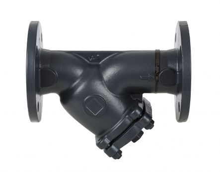 Danfoss 065B7778 - Фильтр сетчатый FVF Ду100 с пробкой, чугун, фланцевый, Ру25