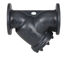Danfoss 065B7783 - Фильтр сетчатый FVF Ду300 с пробкой, чугун, фланцевый, Ру25