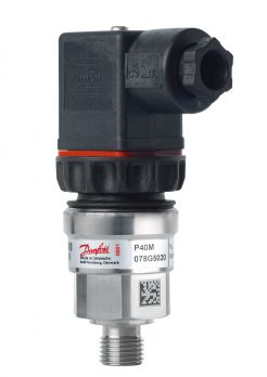 Danfoss 078G5025 - Преобразователь давления DST P40M-3011-A1GB04-1, 0-100 бар, вых. сигнал 4-20 мА, резьба G1/4 A ISO 1179-2, EN175301-803-A Pg9, IP 65