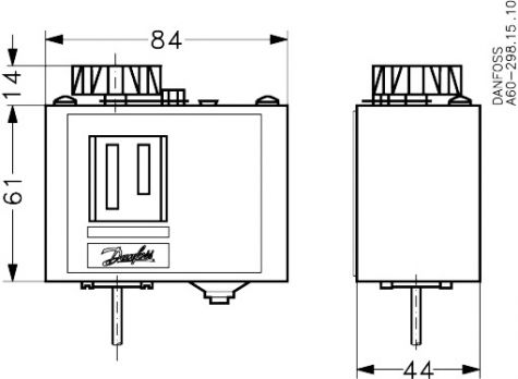 Danfoss 060L112566 - Реле температуры KP 81