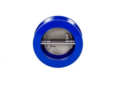 Ridan 082X8498R - NVD-895R PN16 DN100 Затвор обратный межфланцевый пружинный двустворчатый,чугун GJL250